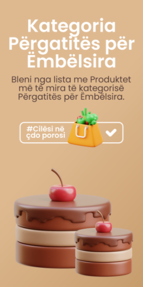 Pergatites per Emblesira - Çokollate e bardhe per zierje Dulina 90g