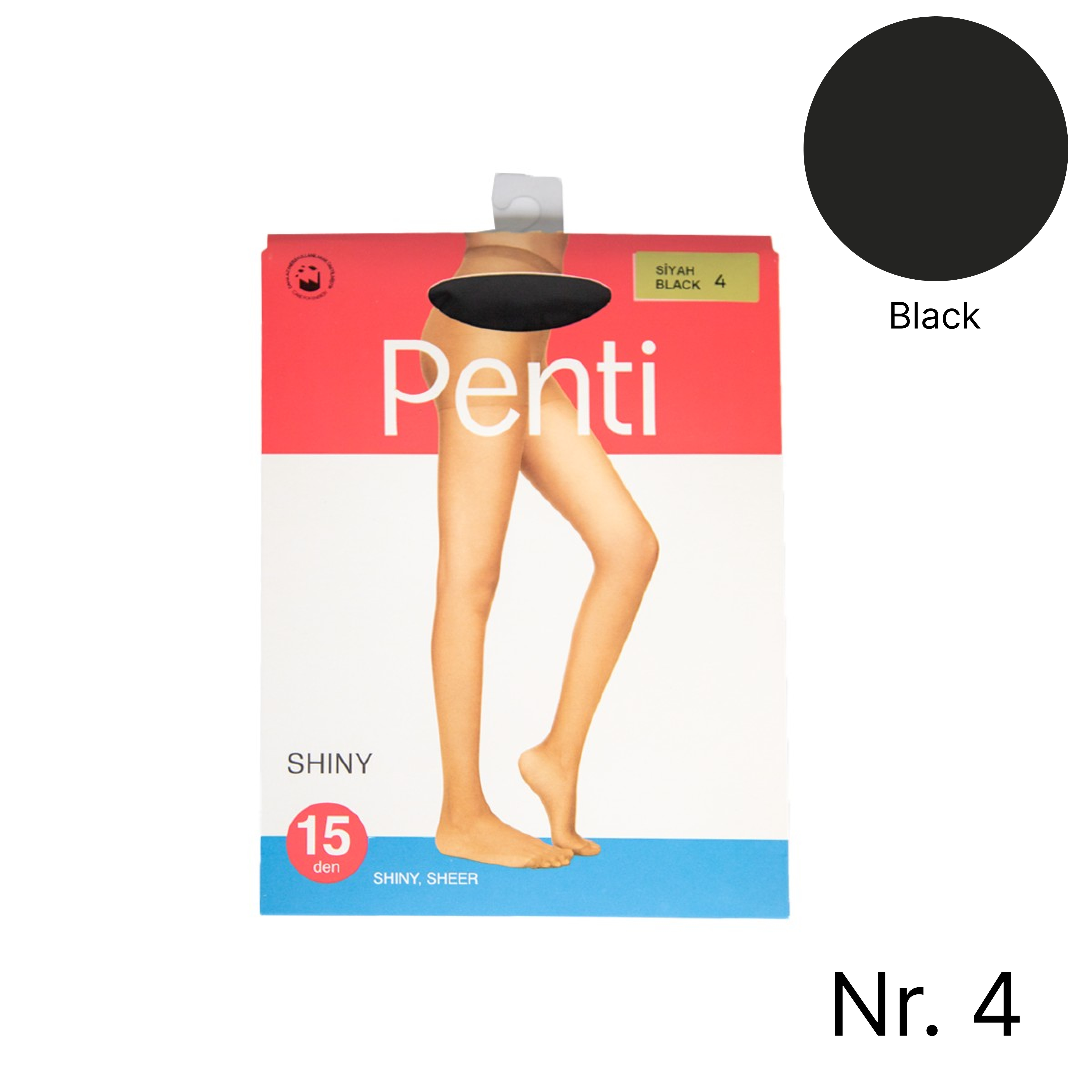 Penti sh  15 den  Black nr 4