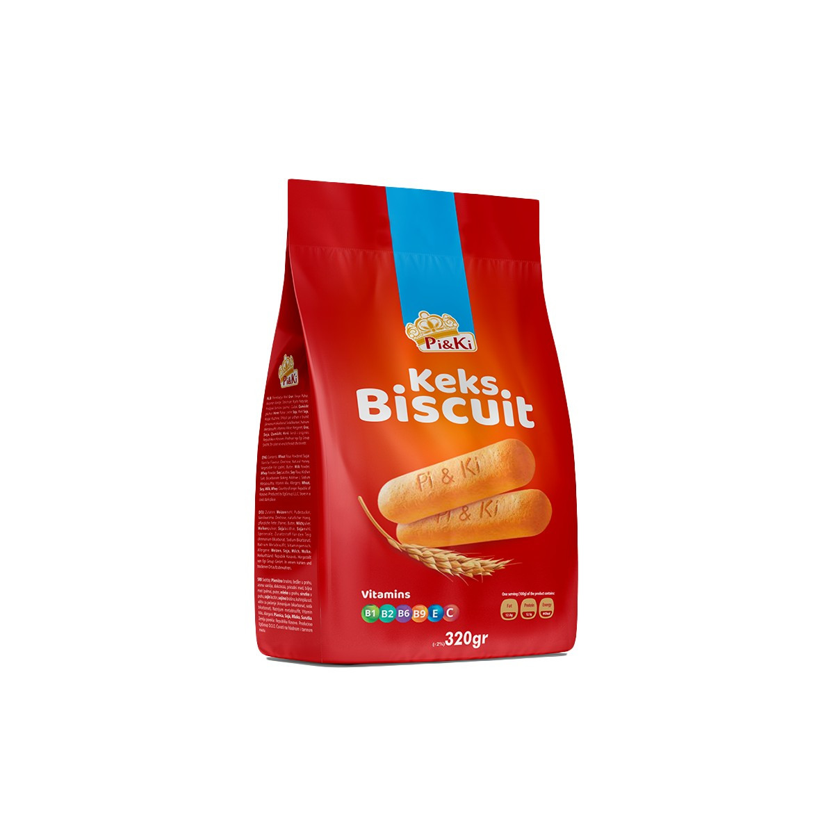 Biskota të thata mini PI&KI 320gr