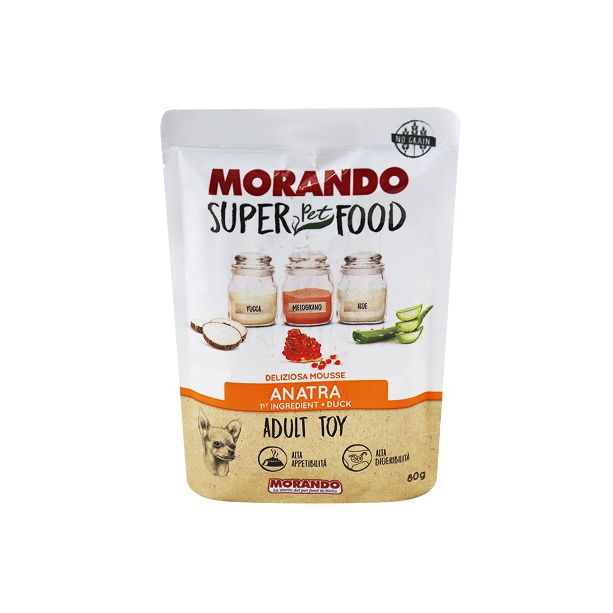 Ushqim Qensh me Mish Rose 80g