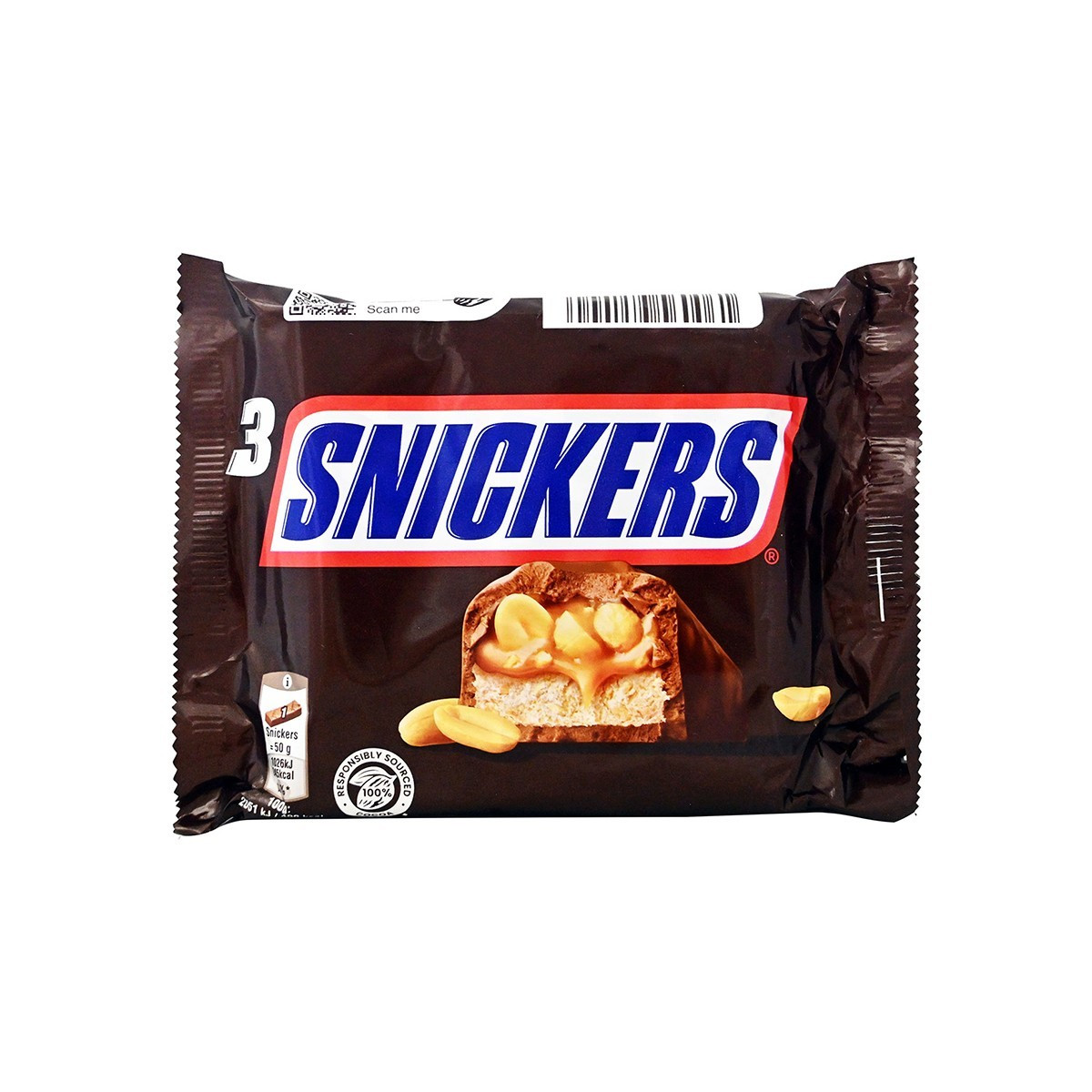 Çokollate Snickers 3x50gr