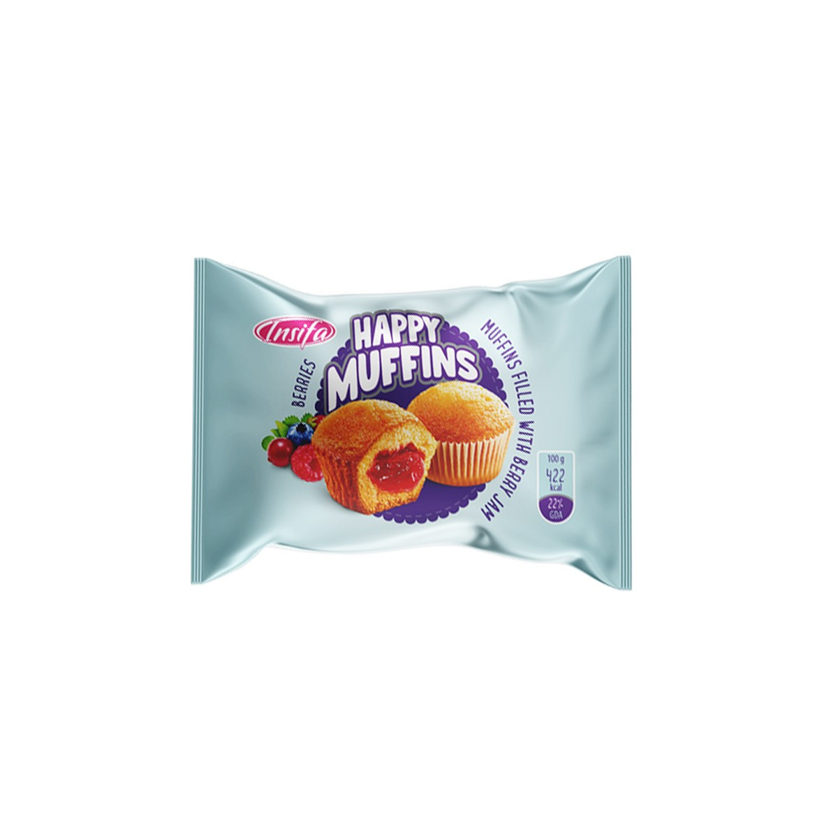 Keka te vegjel me fruta mali Insifa 40gr