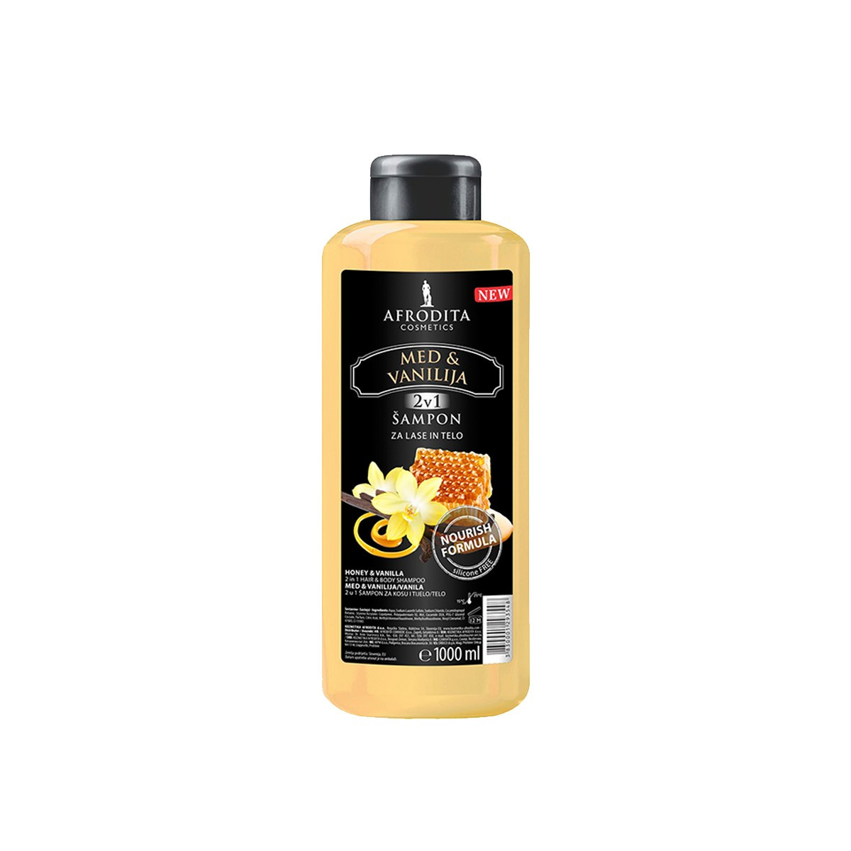 Shampo per floke mjalt Afrodita 1L