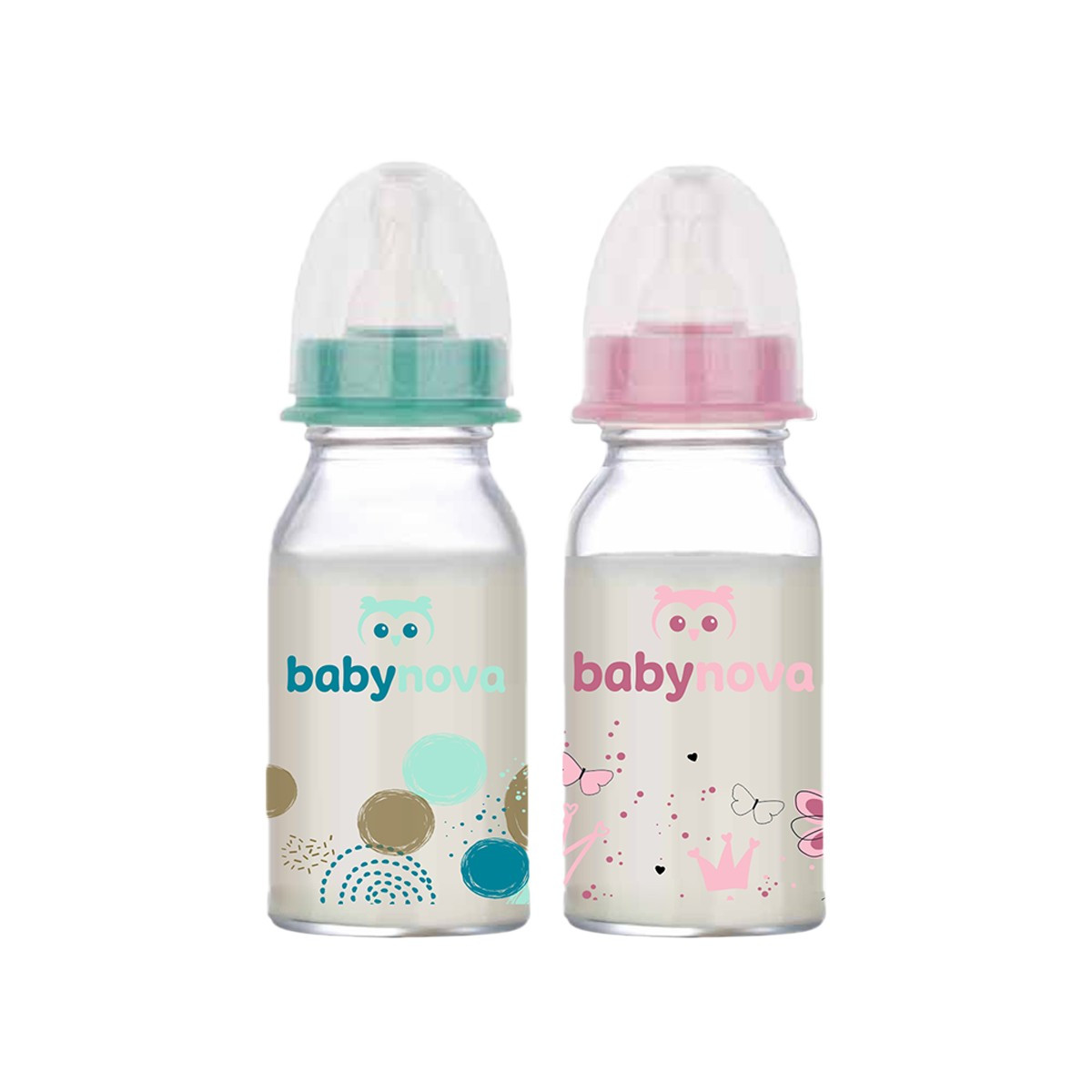 Shishe qelqi per femije Baby nova 125ml