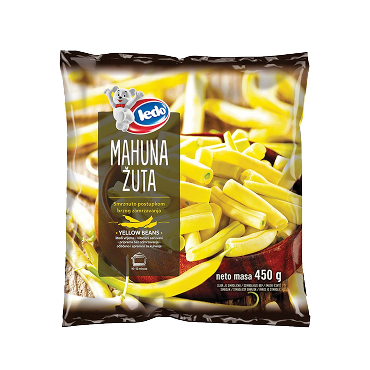 Bishtaje e verdhe Ledo 400gr