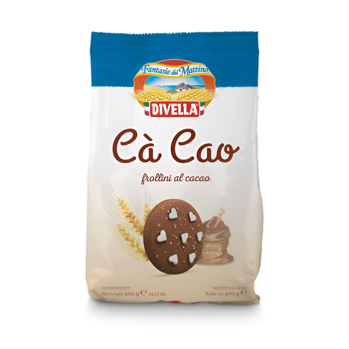 Biskota Al Cacao Divella 400gr