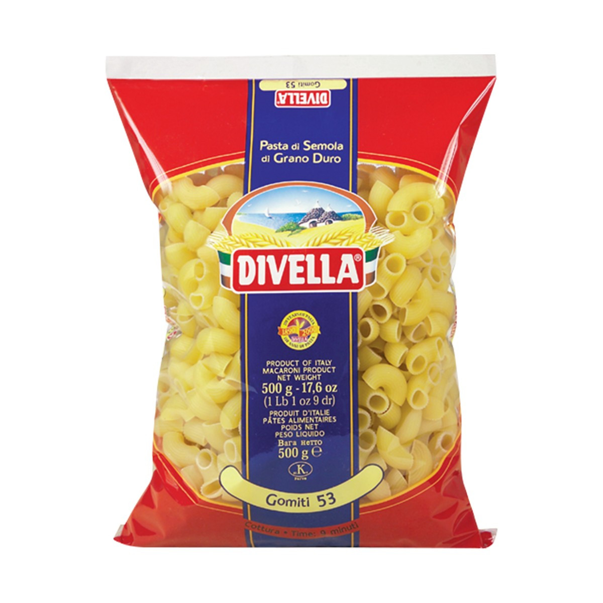 Makaron gomit 53 Divella 500gr