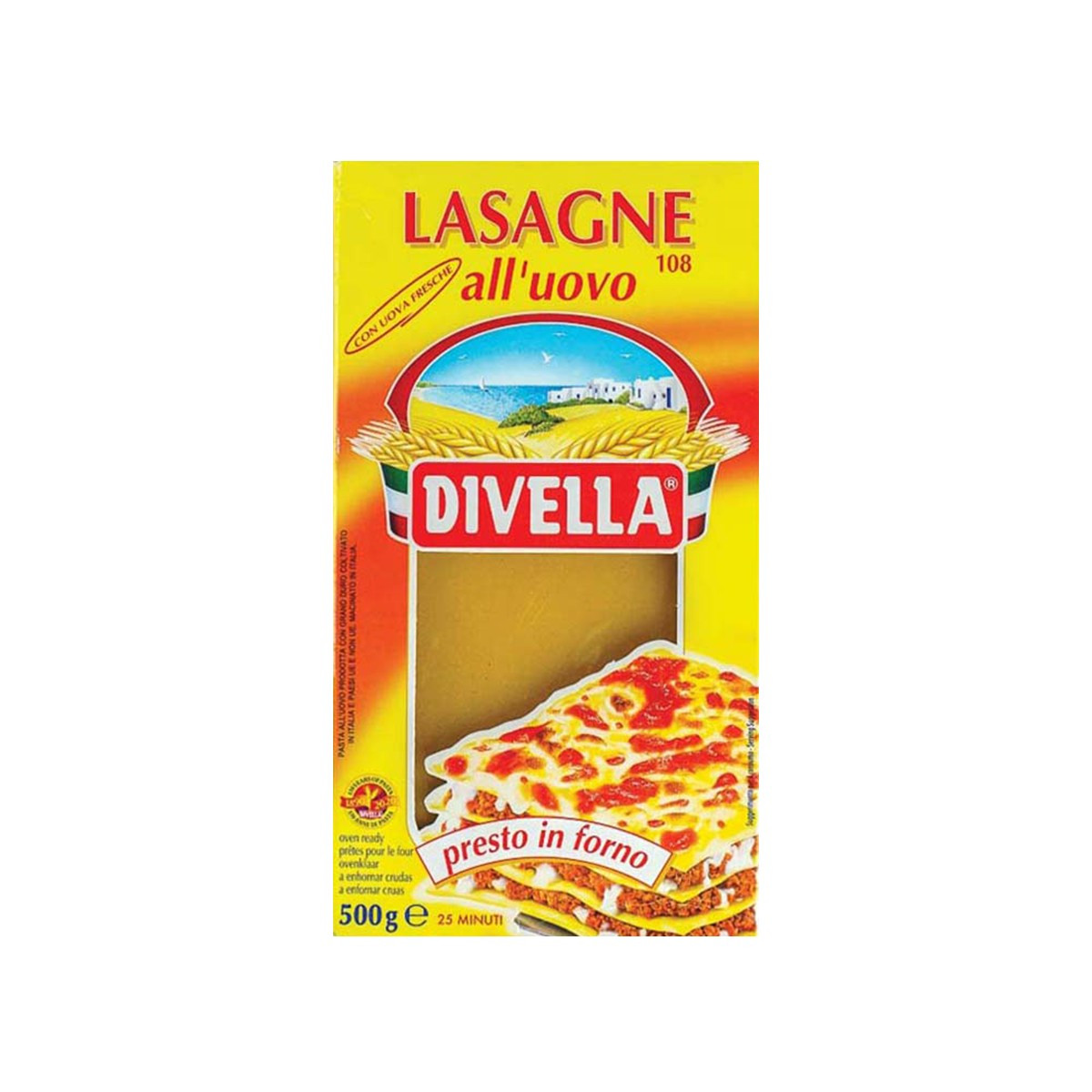 Llazanje 108 Divella 500gr