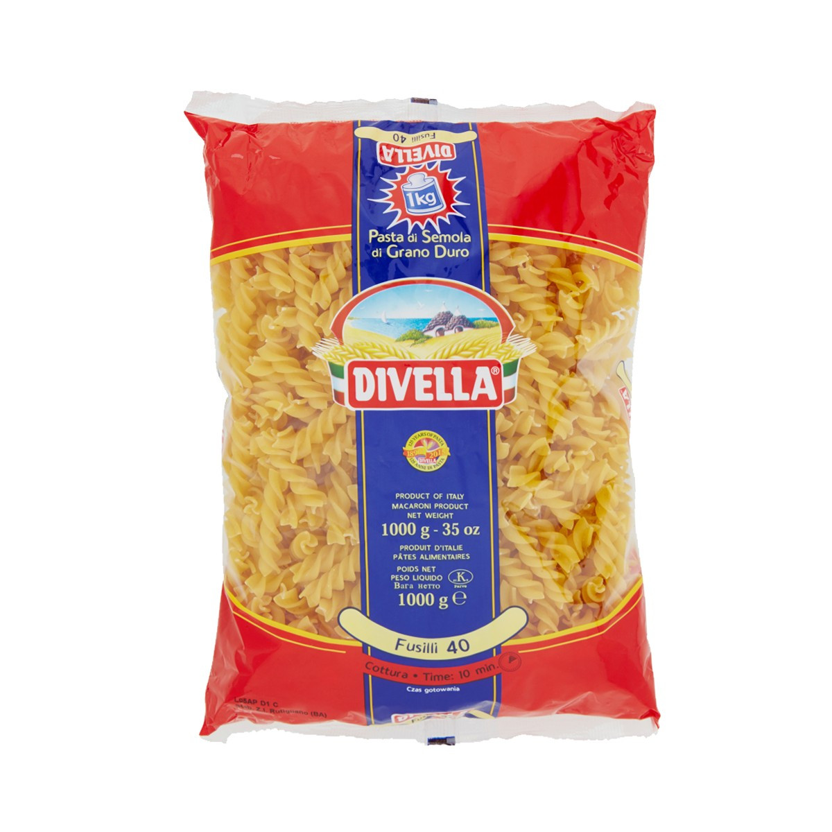 Makaron fusilli 40 Divella 1kg