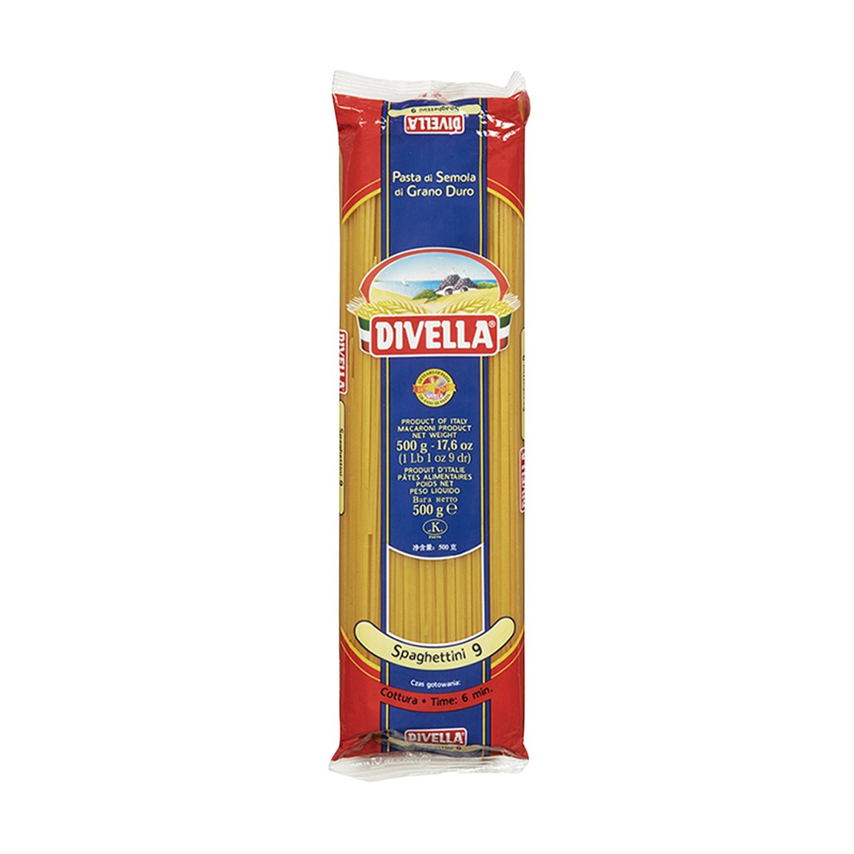 Shpageta 9 Divella 500gr