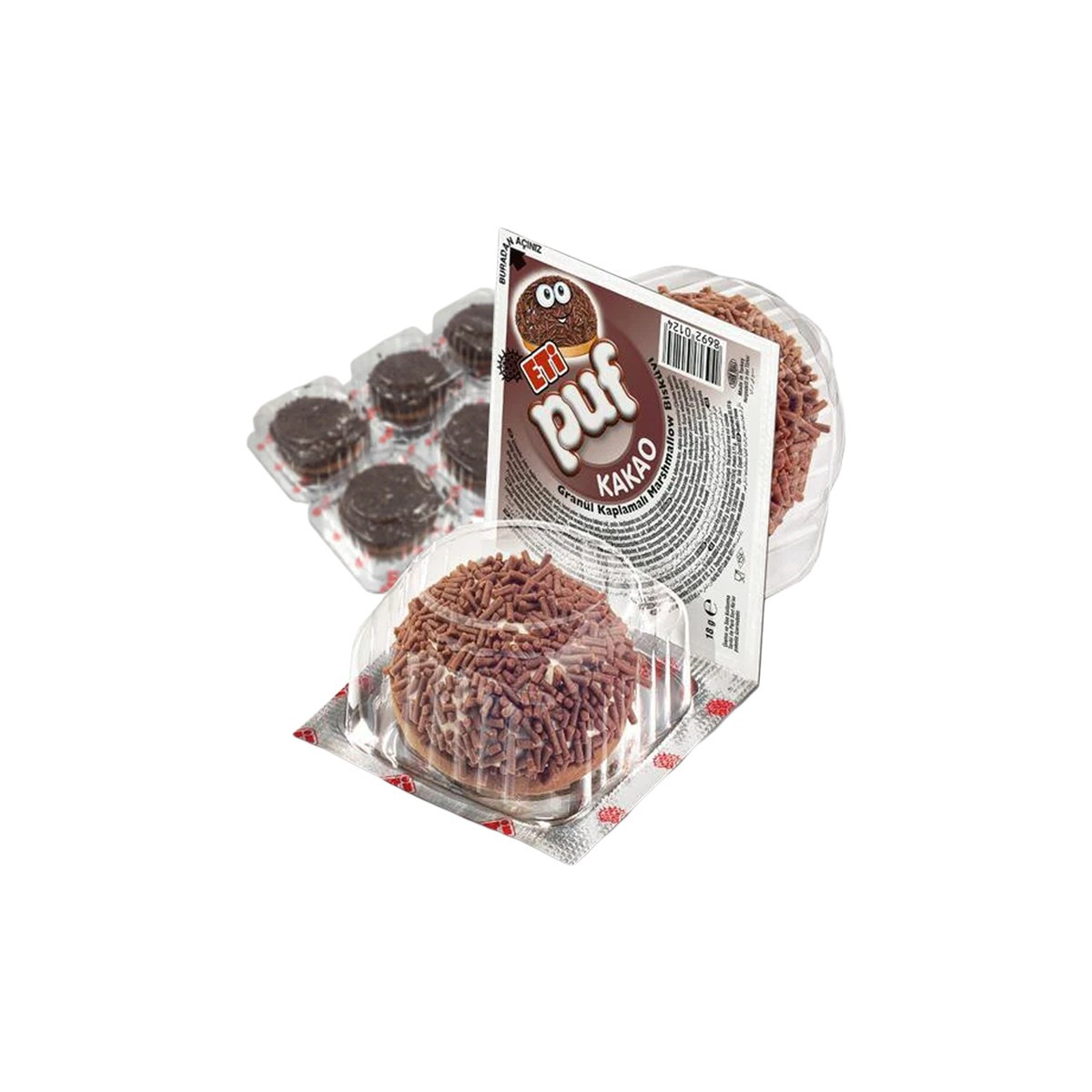 Biskota marshmallow me kakao Eti 18gr