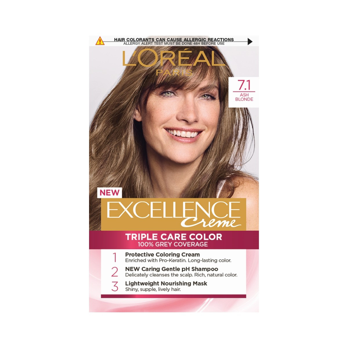 Ngjyre per floke ash blonde Loreal 7.1