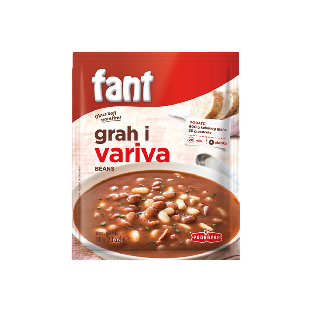 Salce per fasule Podravka 60gr