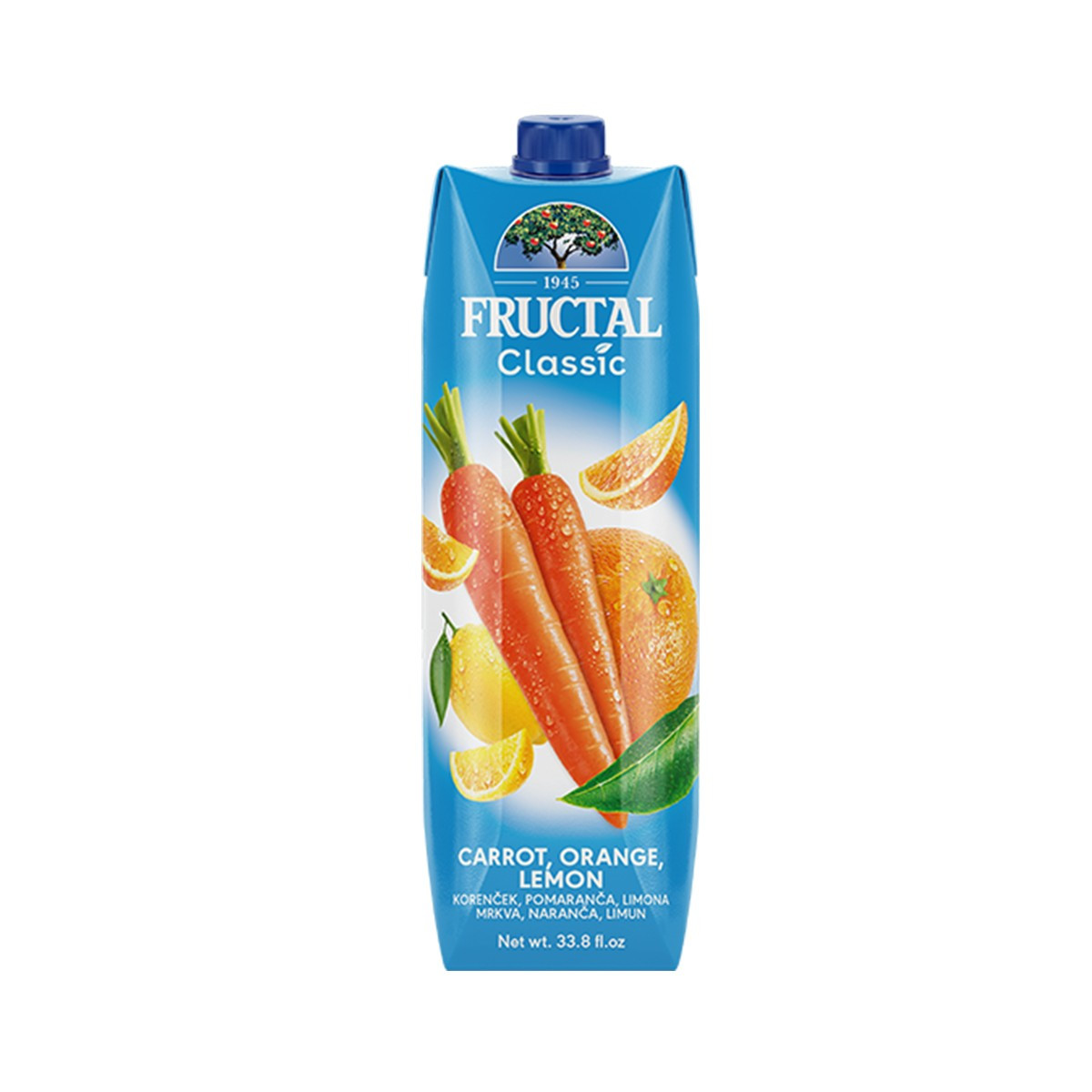 Leng karrote & orange Classic Fructal 1L