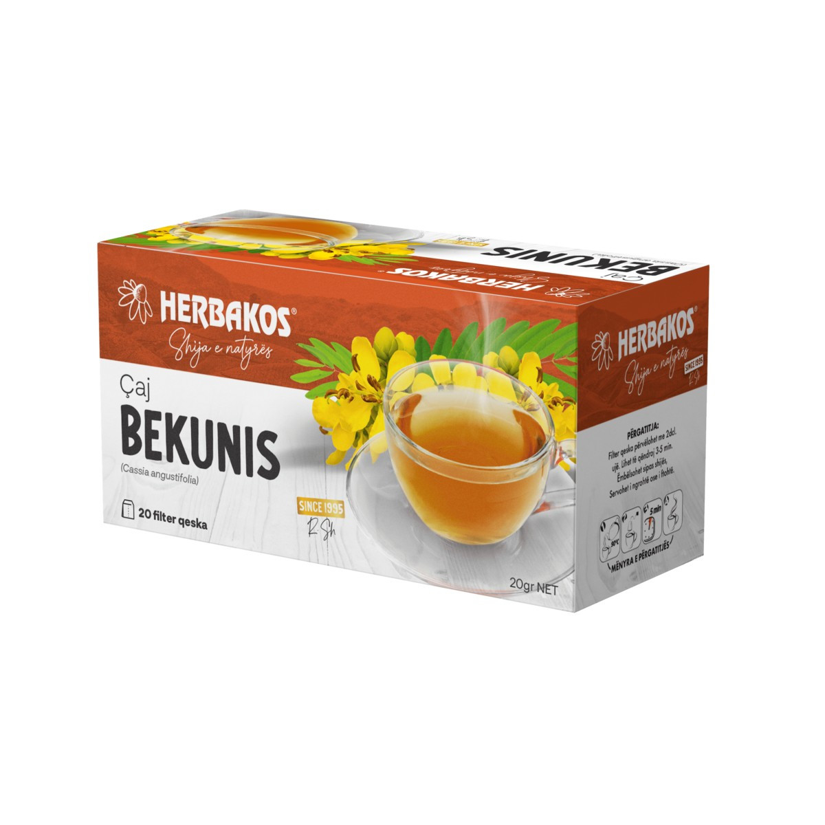 Çaj filter bekunis Herbakos 30gr