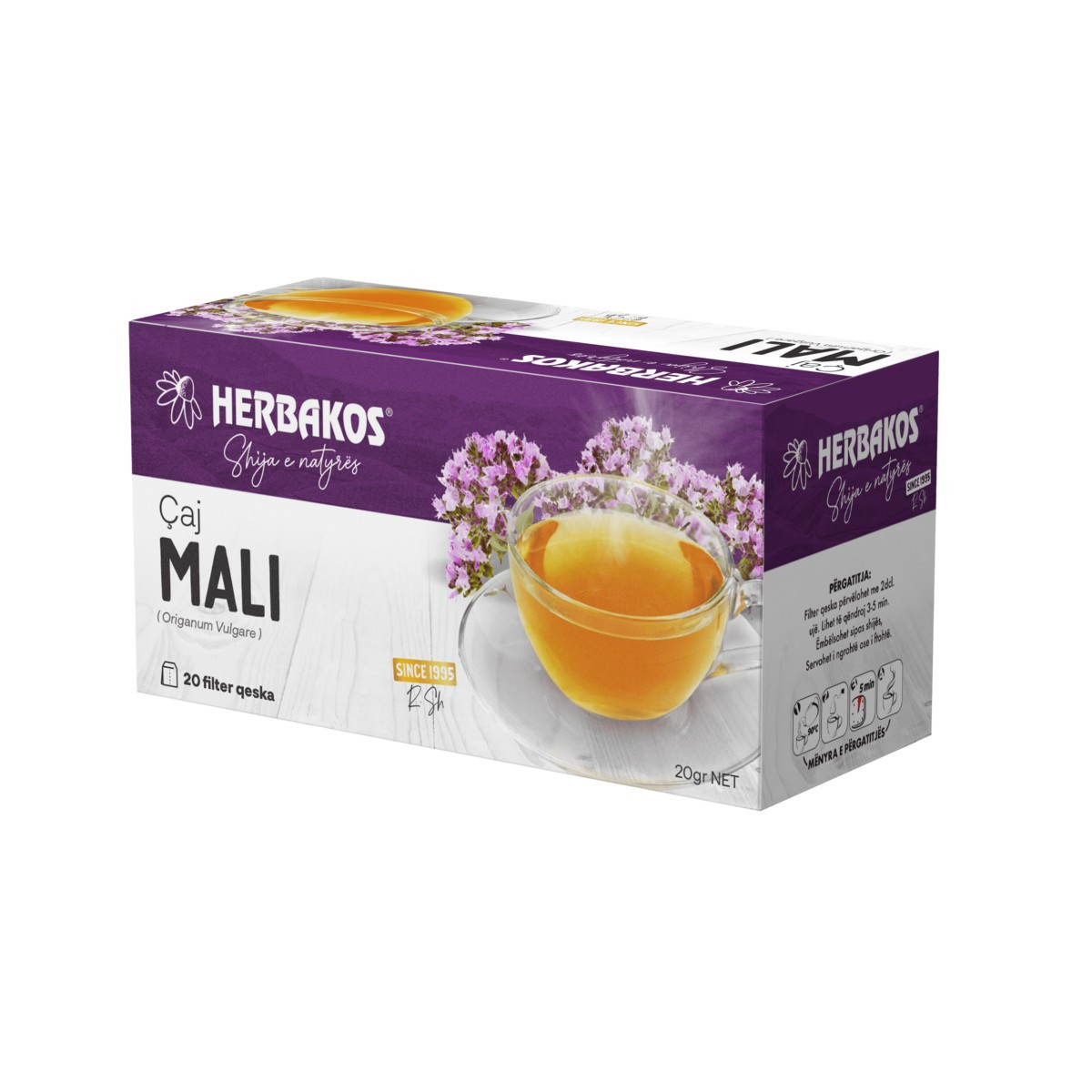 Çaj filter mali Herbakos 20gr