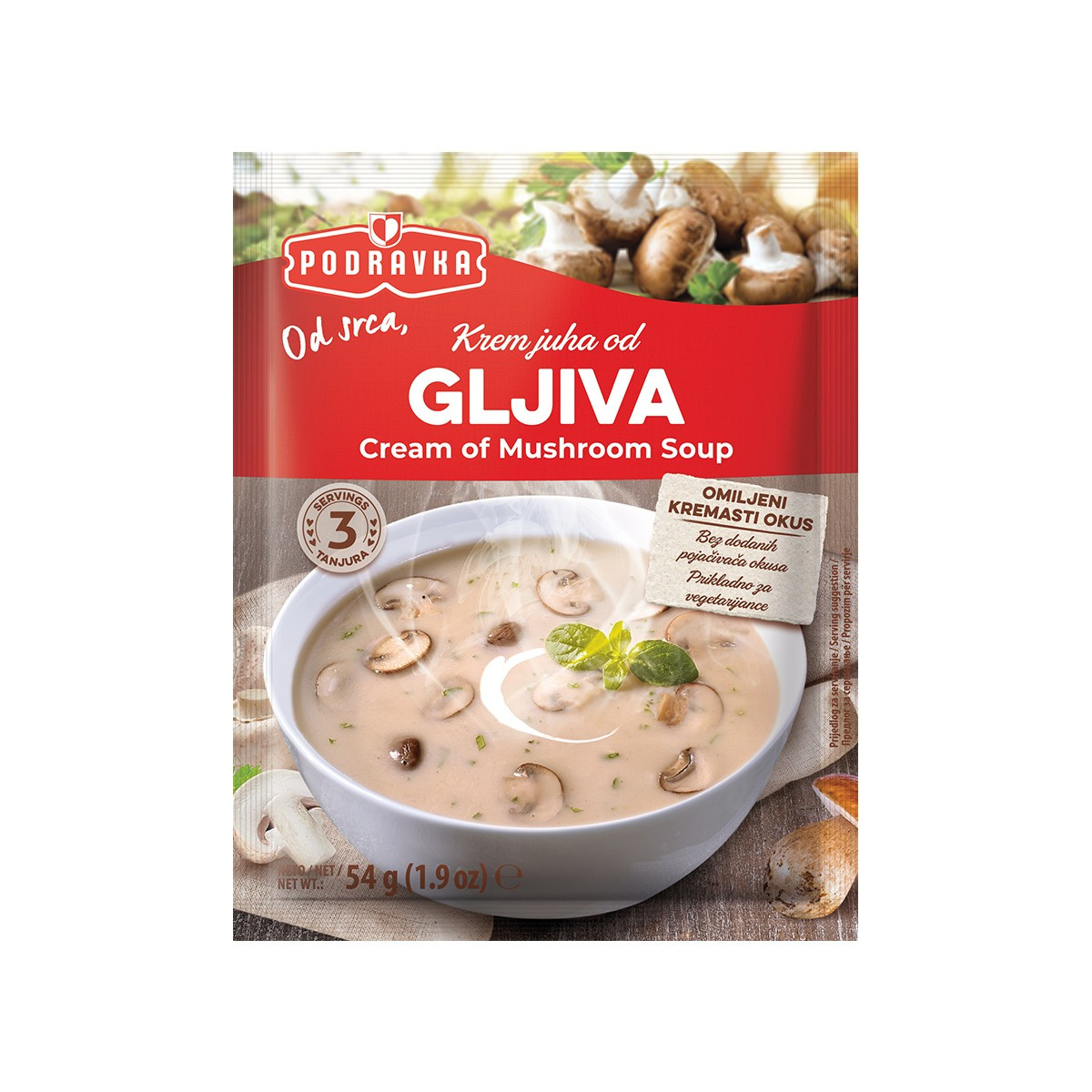 Supe krem me kerpudha Podravka 70gr