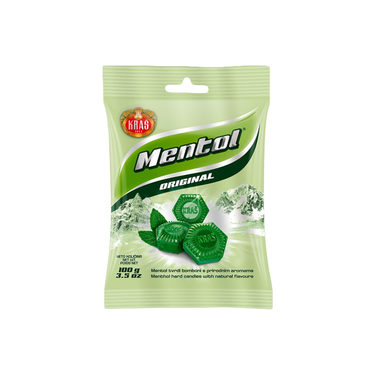 Bonbon mentoll Krash 100gr