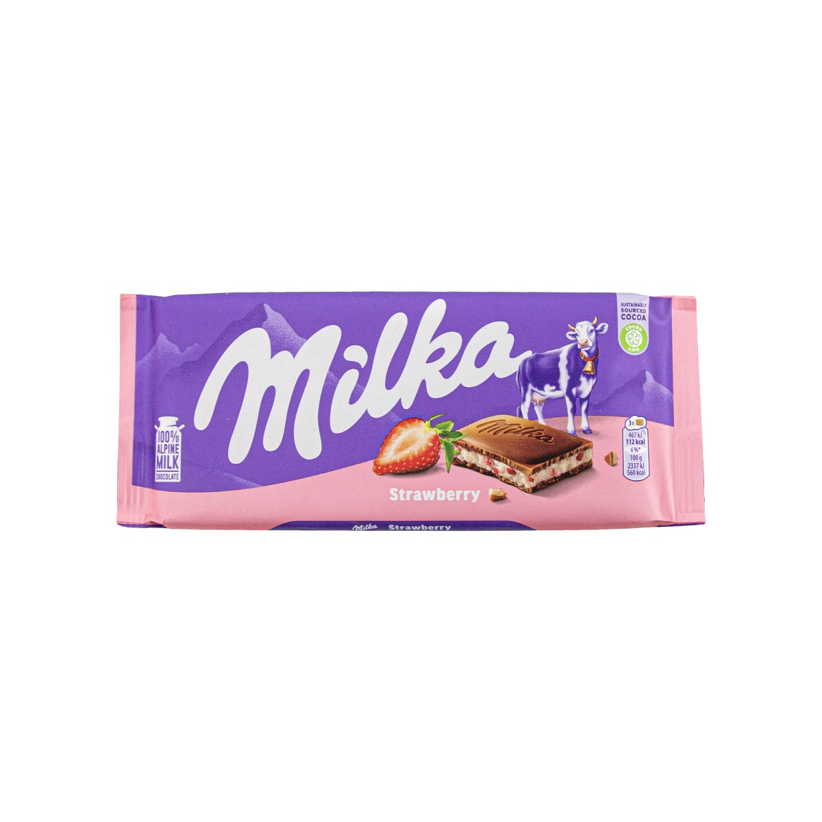 Çokollatë Milka dredhëz&jogurt 100gr