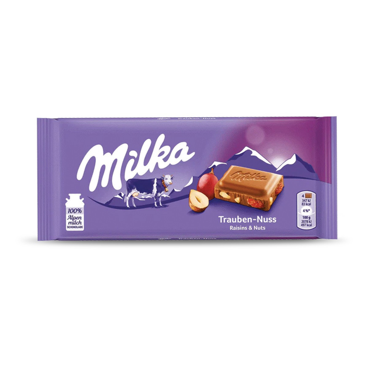 Çokollate me rrush&lajthi Milka 90gr