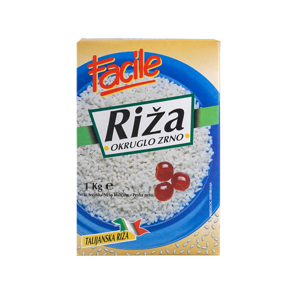 Oriz rundkorn Facile 1kg