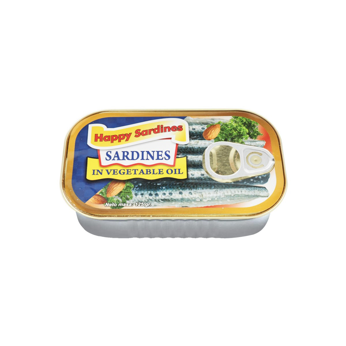 Sardine me vaj Happy 125gr