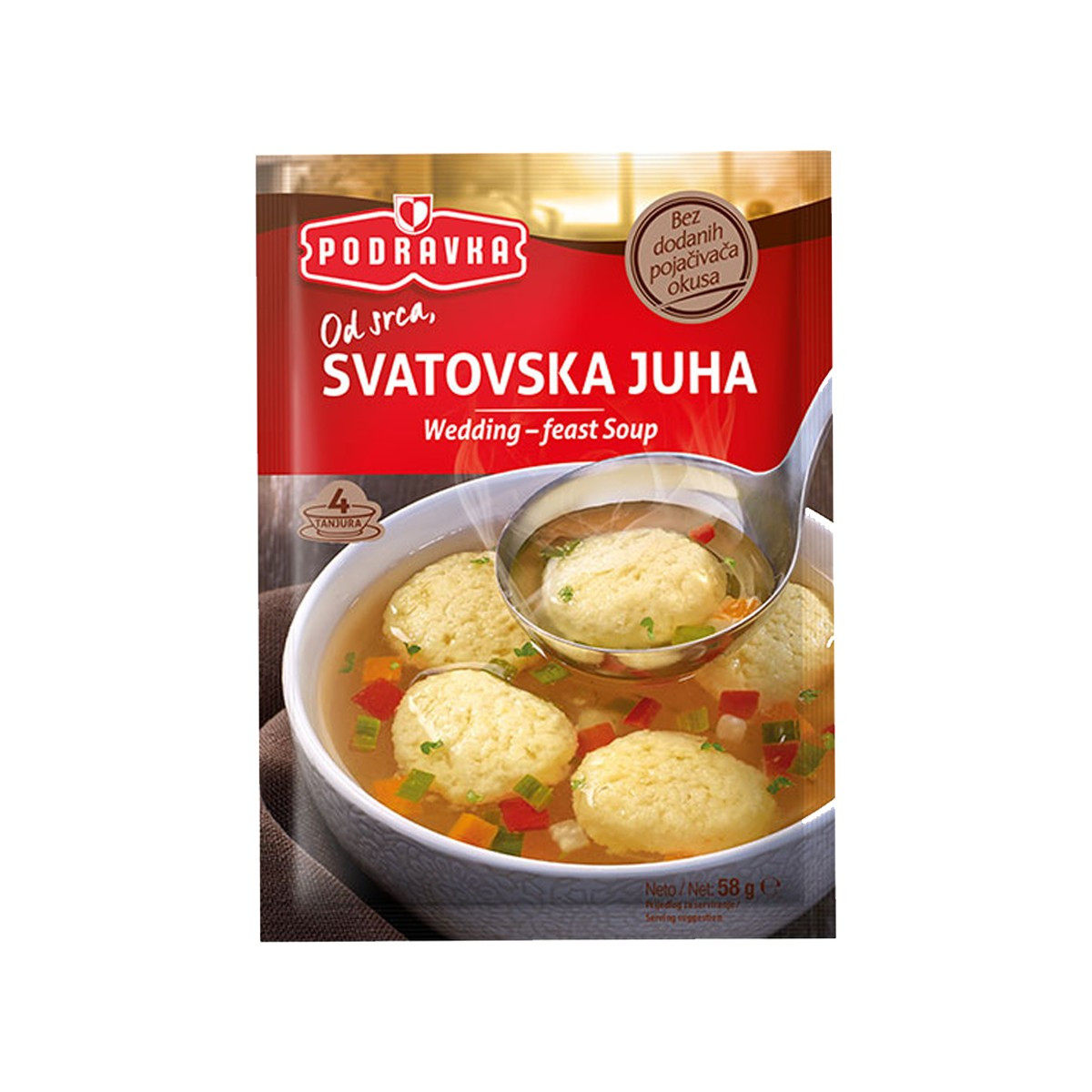 Supe me perime Podravka 58gr