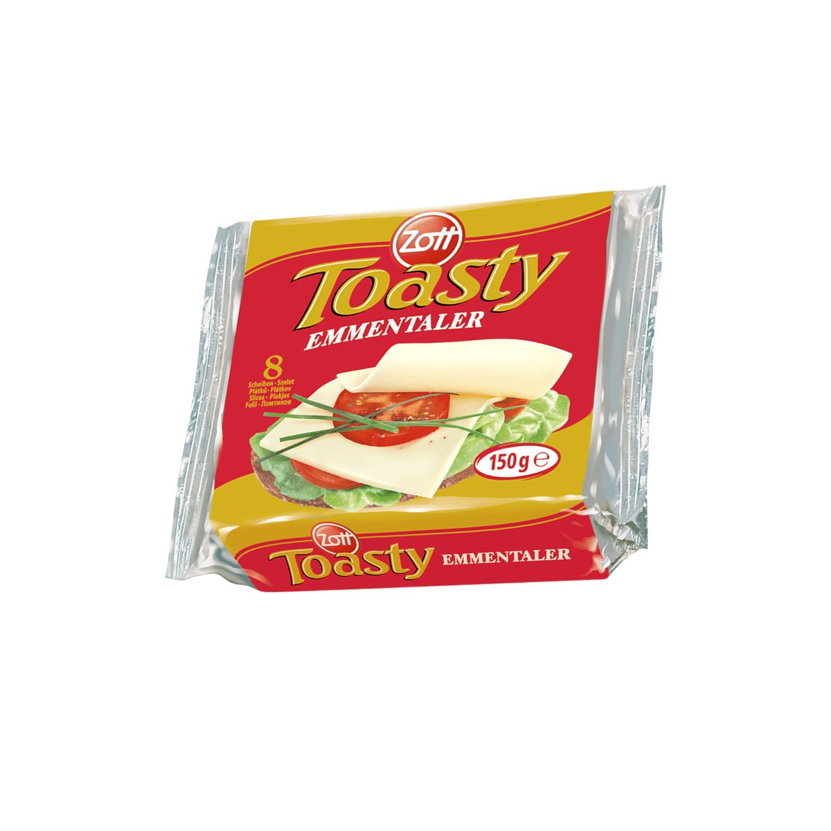 Kaqkavall Toasty Emmenta Zott Y.B 150 gr