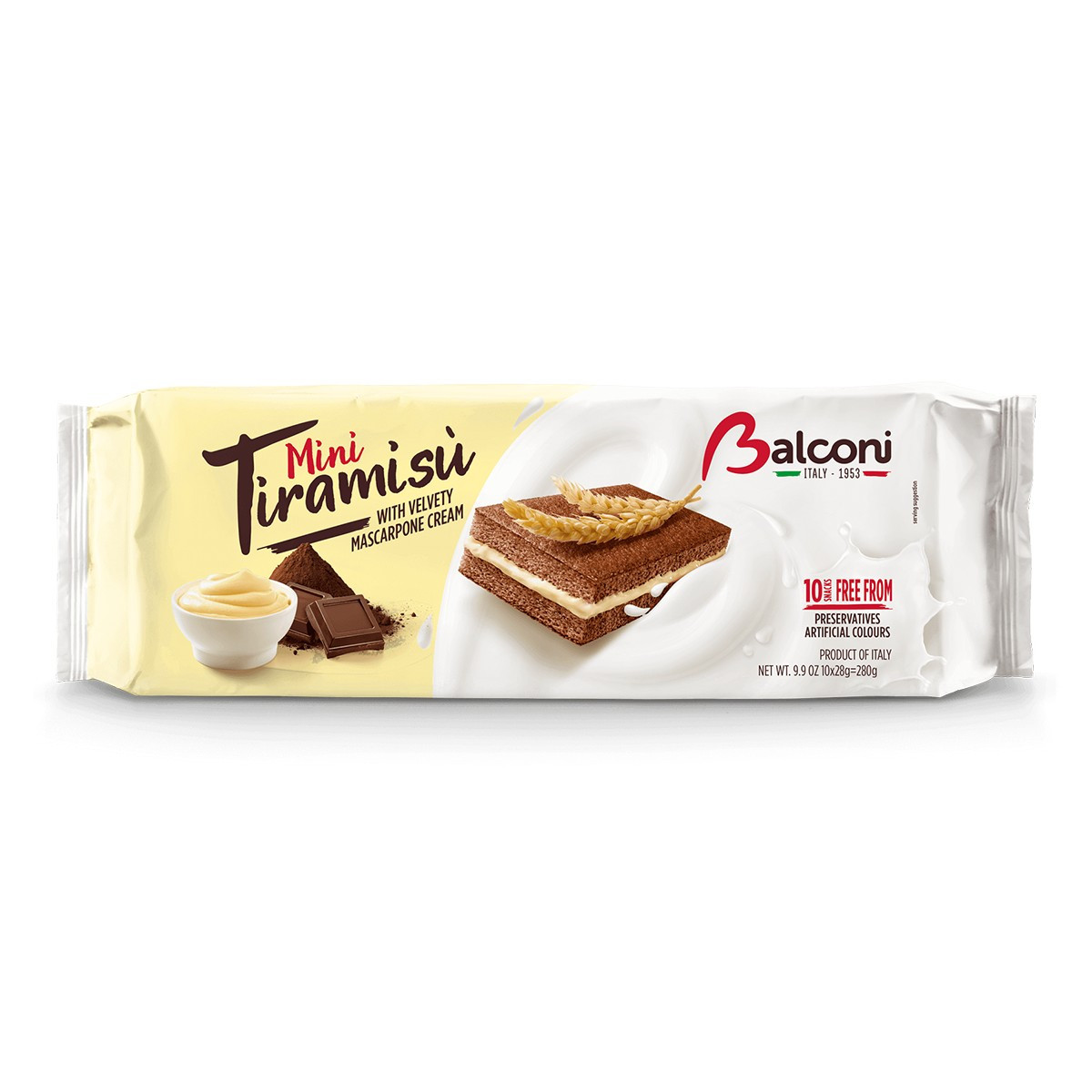 Tortina me Tiramisu Balconi 300gr