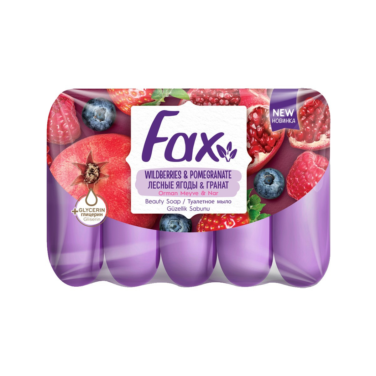 Sapun i ngurt Fax multi fruts 5x70gr