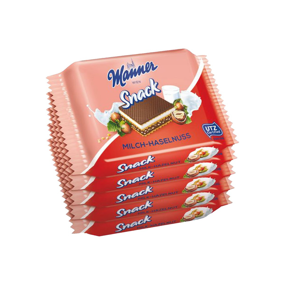 Vafer me qumesht&lajthi Manner 5x25gr