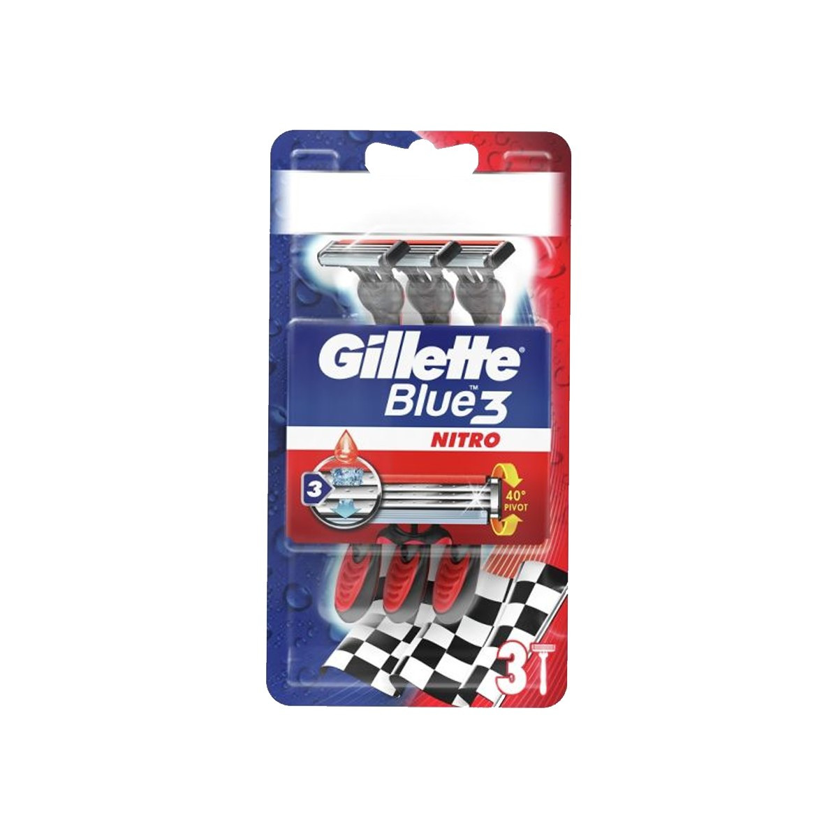 Brisqe rroje nitro Gillette Blue 3