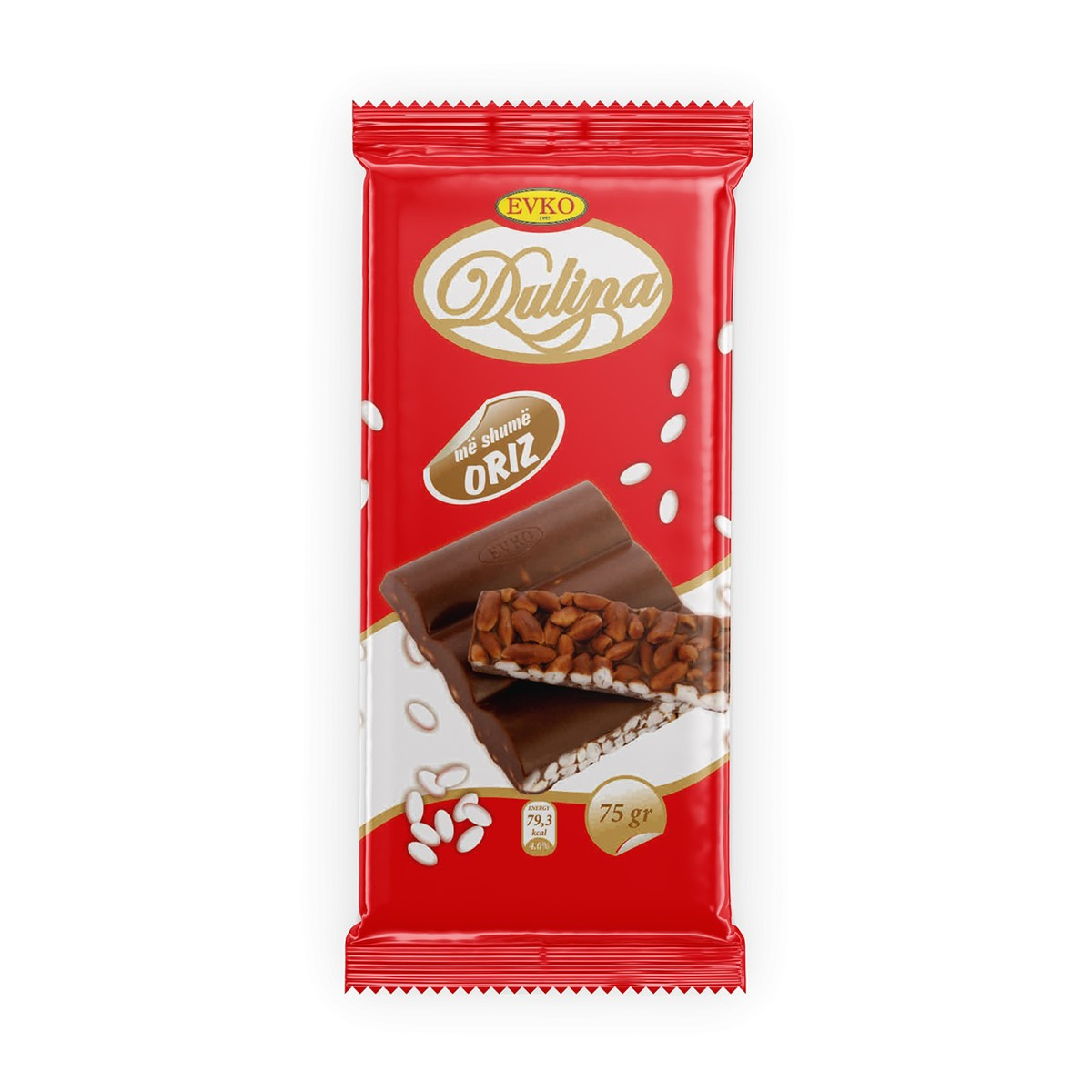 Çokollate me oriz Dulina 75gr