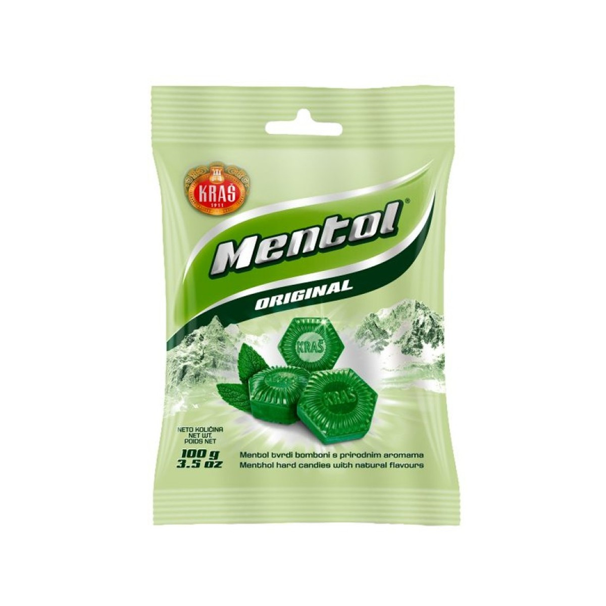 Bonbona mentoll Krash 3x100gr