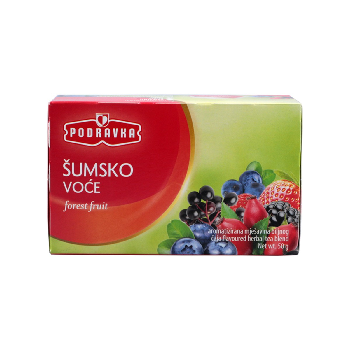 Çaj filter fruta mali Podravka 50gr