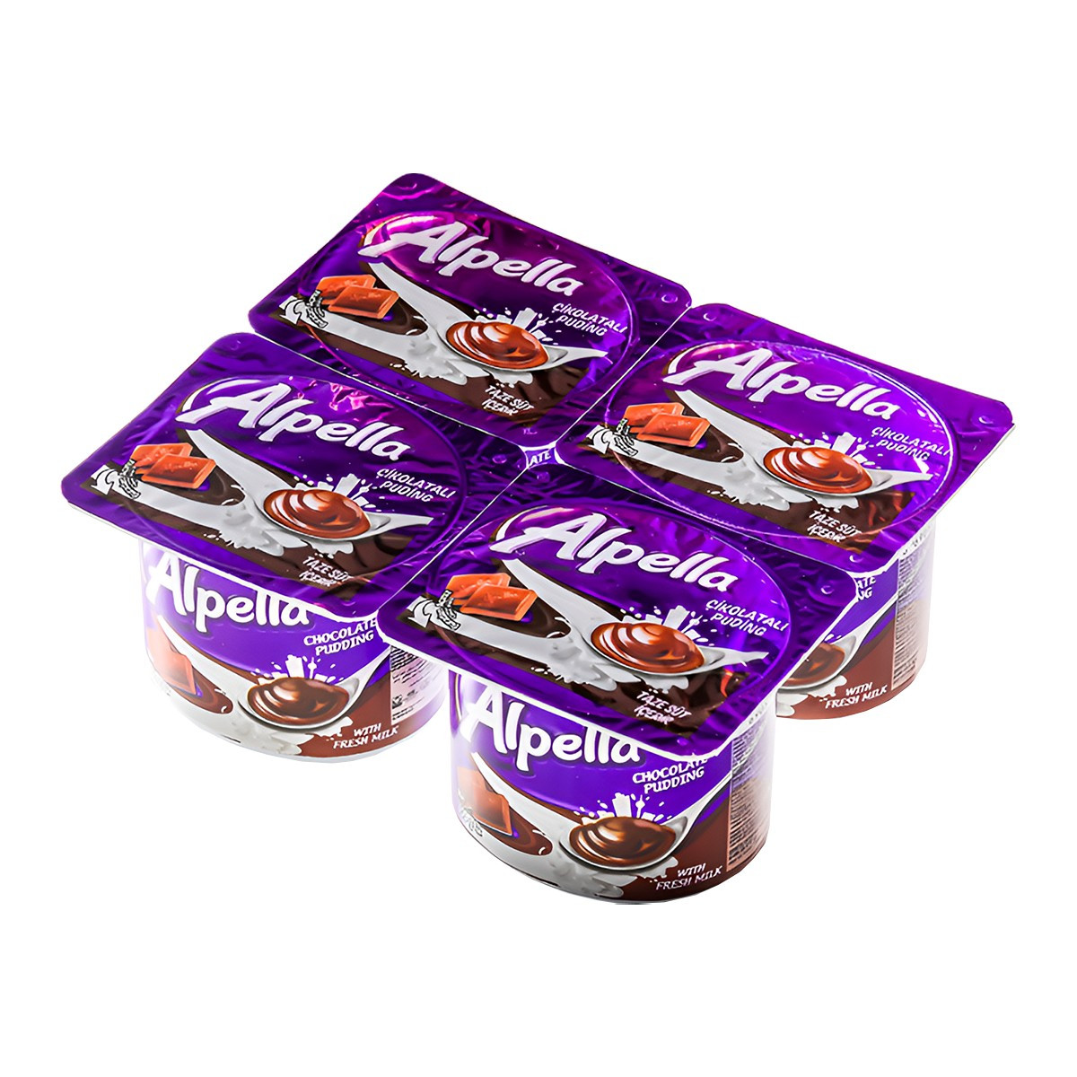 Puding me qokollade Alpi milk 100g
