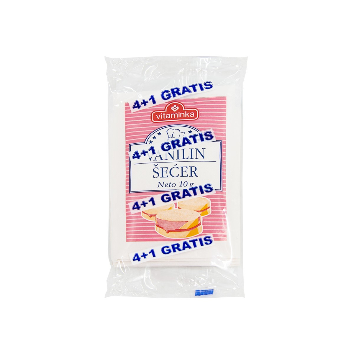 Sheqer vanille 50gr Vitaminka 4+1 Gratis