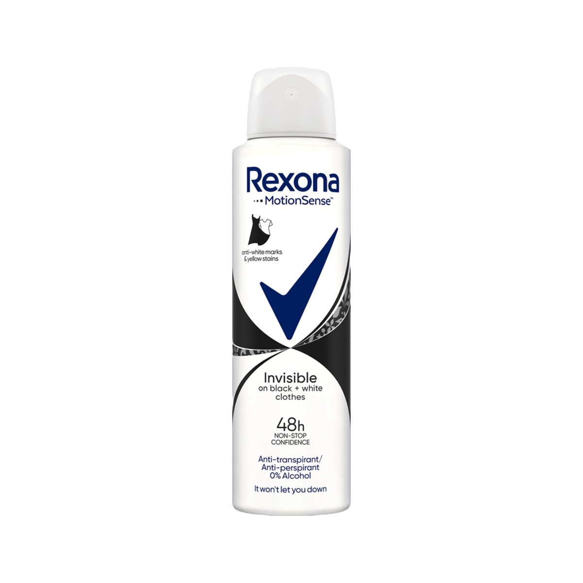 Deo.per femra Rexona Invisible B&W 150ml