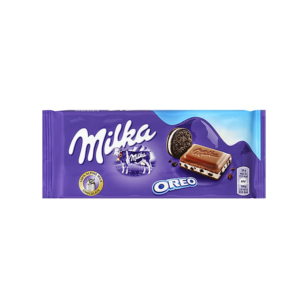 Çokollate me oreo milka 100gr