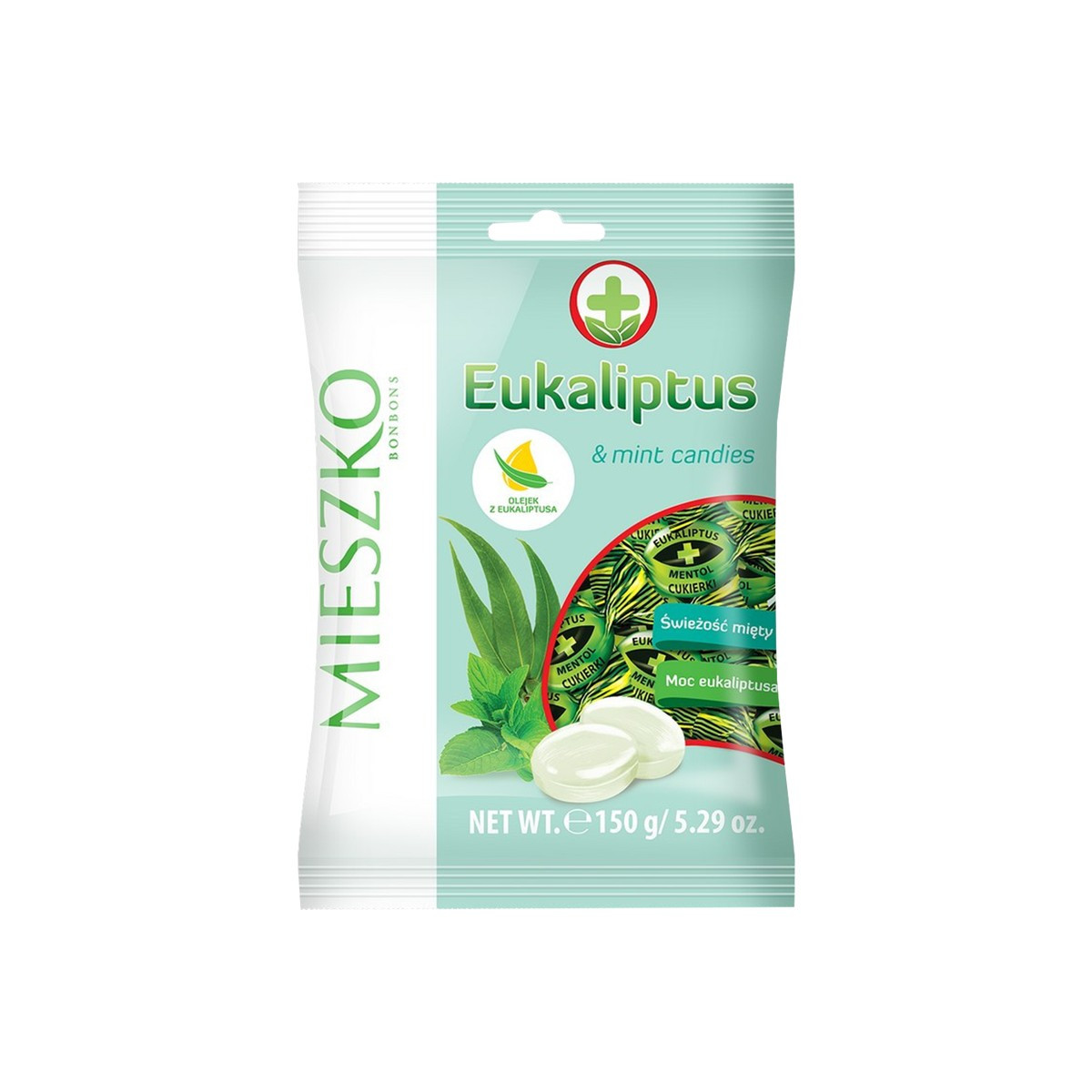 Bonbona eukaliptus Mieszko 150gr