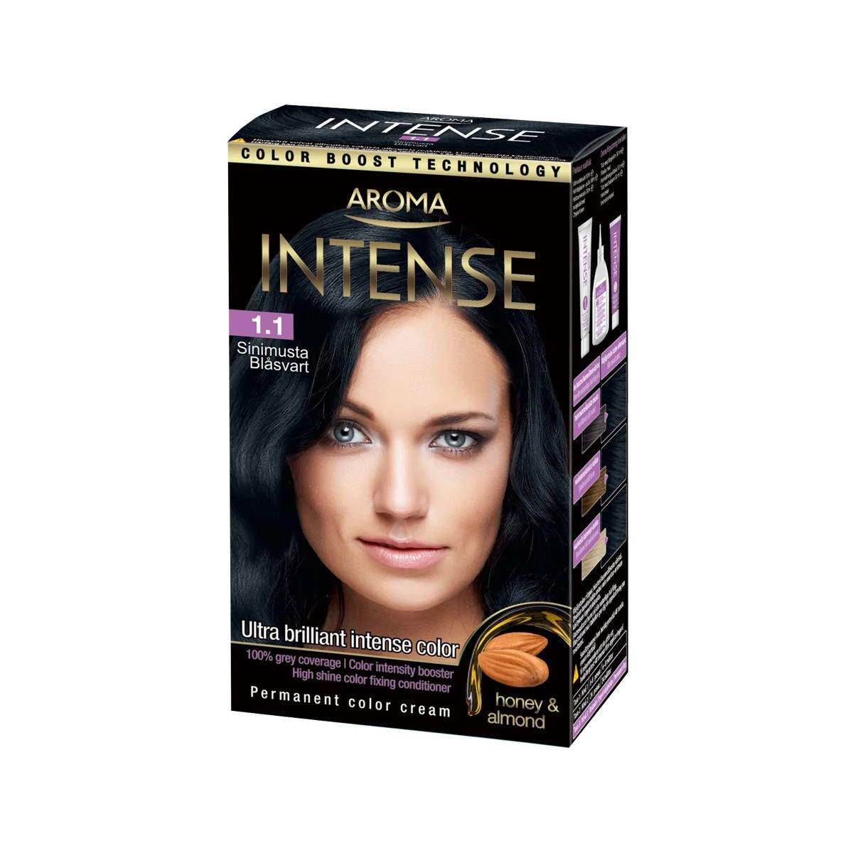 Ngjyrë për flokë Intense 1.1 Blu Black