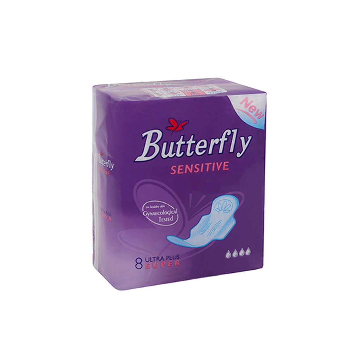 Vata higjienike Butterfly sensitive  8co