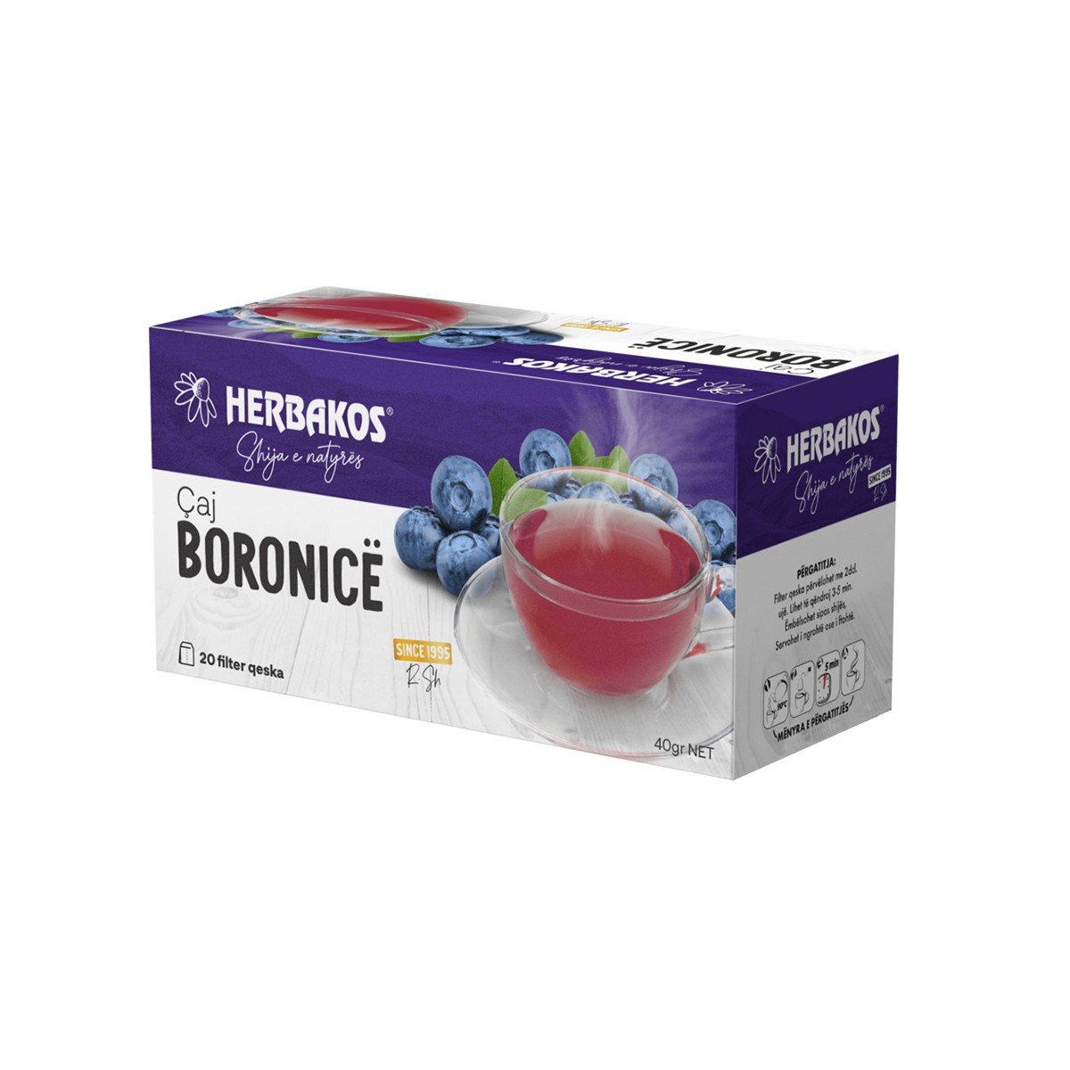 Çaj boronicë Herbakos 40gr