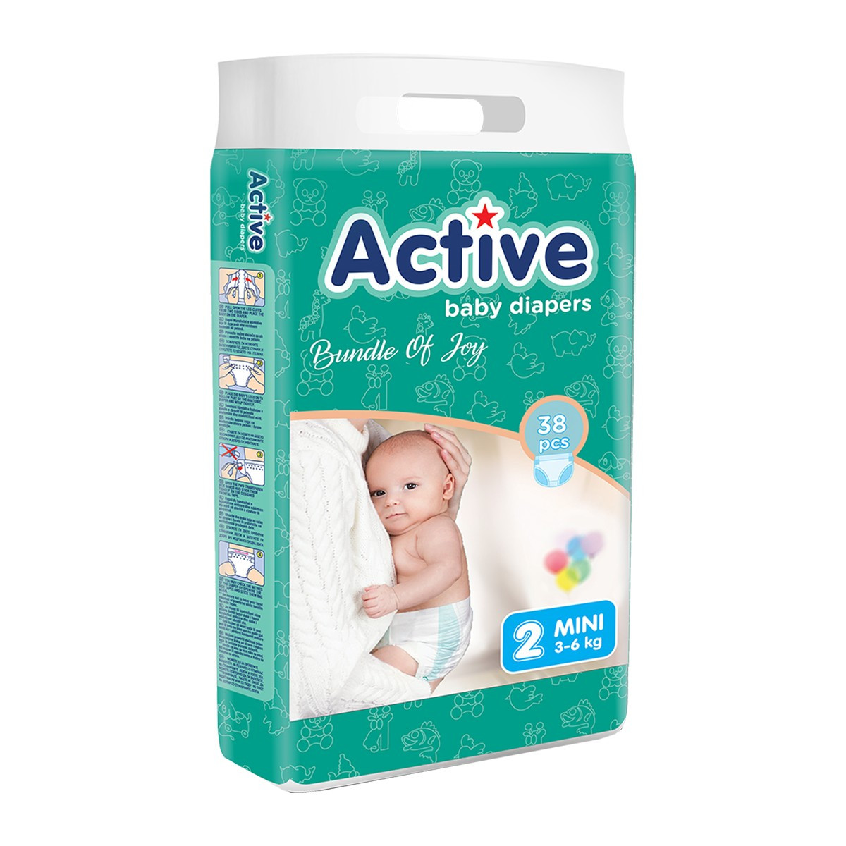Pelena per femije Active 3-6kg 38cope