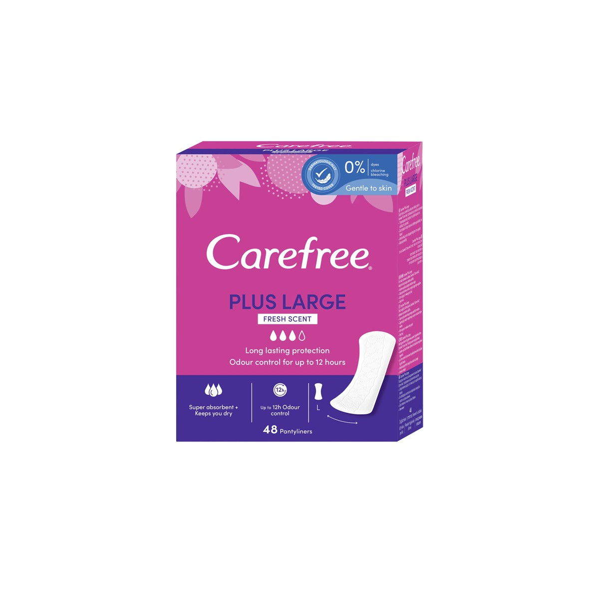 Vata ditore Carefree Maxi Fresh 48cope