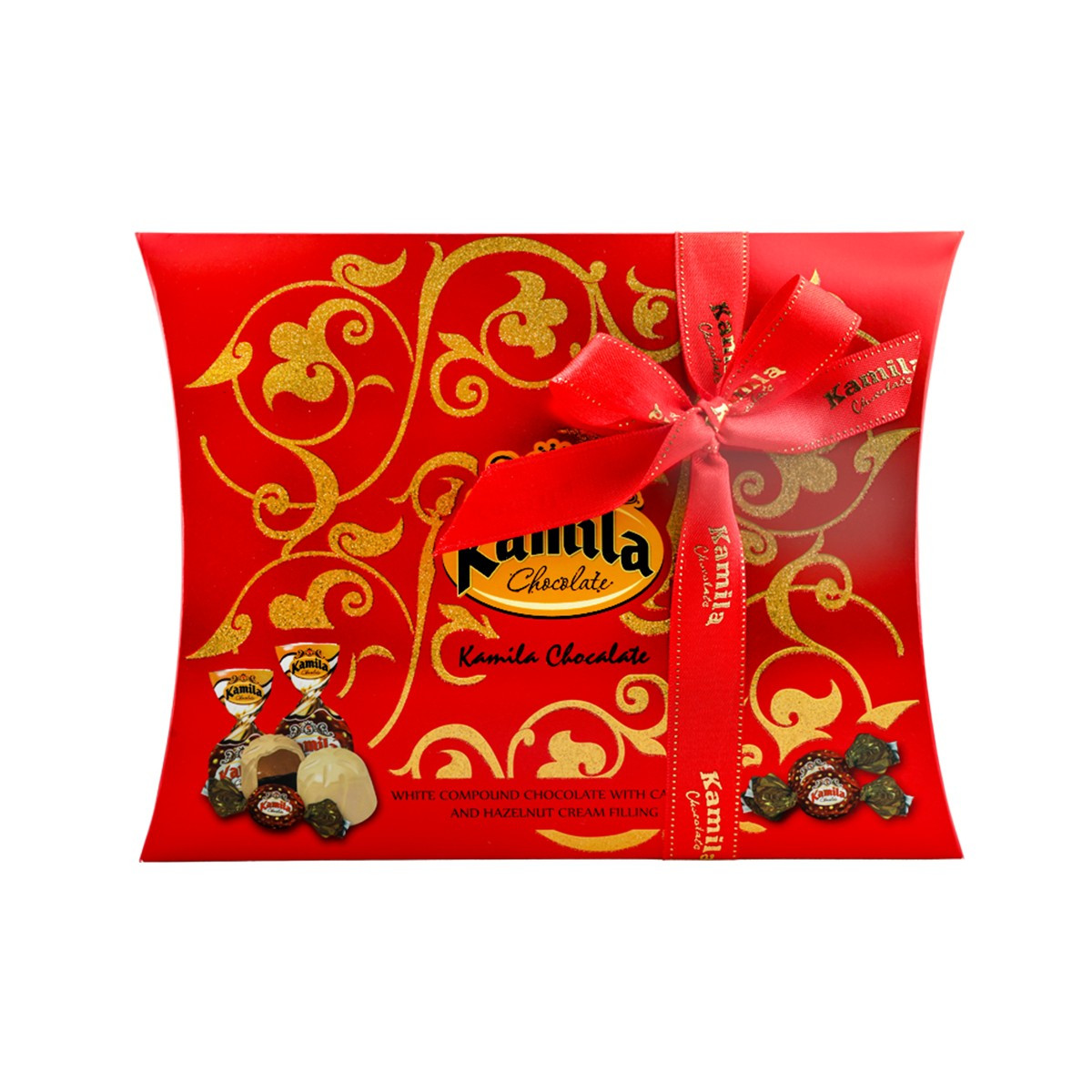 Bonbonjera e kuqe Kamila 250gr