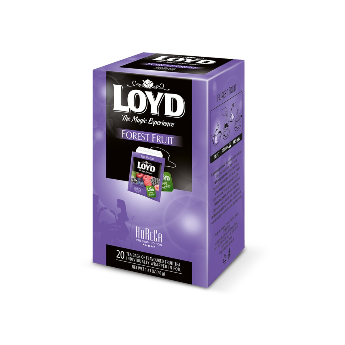 Qaj filter fruta mali Premium LOYD 40gr