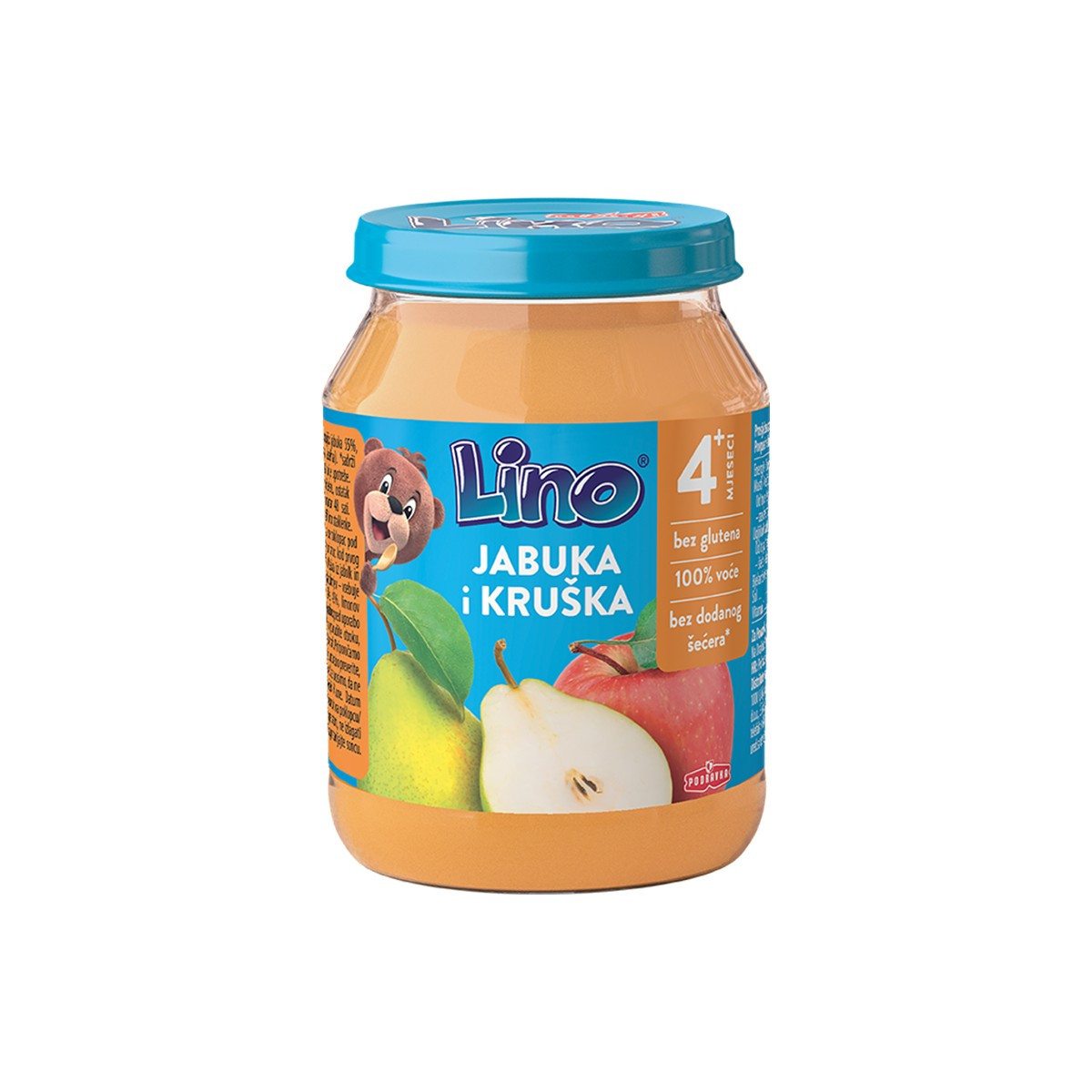 Ushqim per femije,molle,dardhe Lino,190g