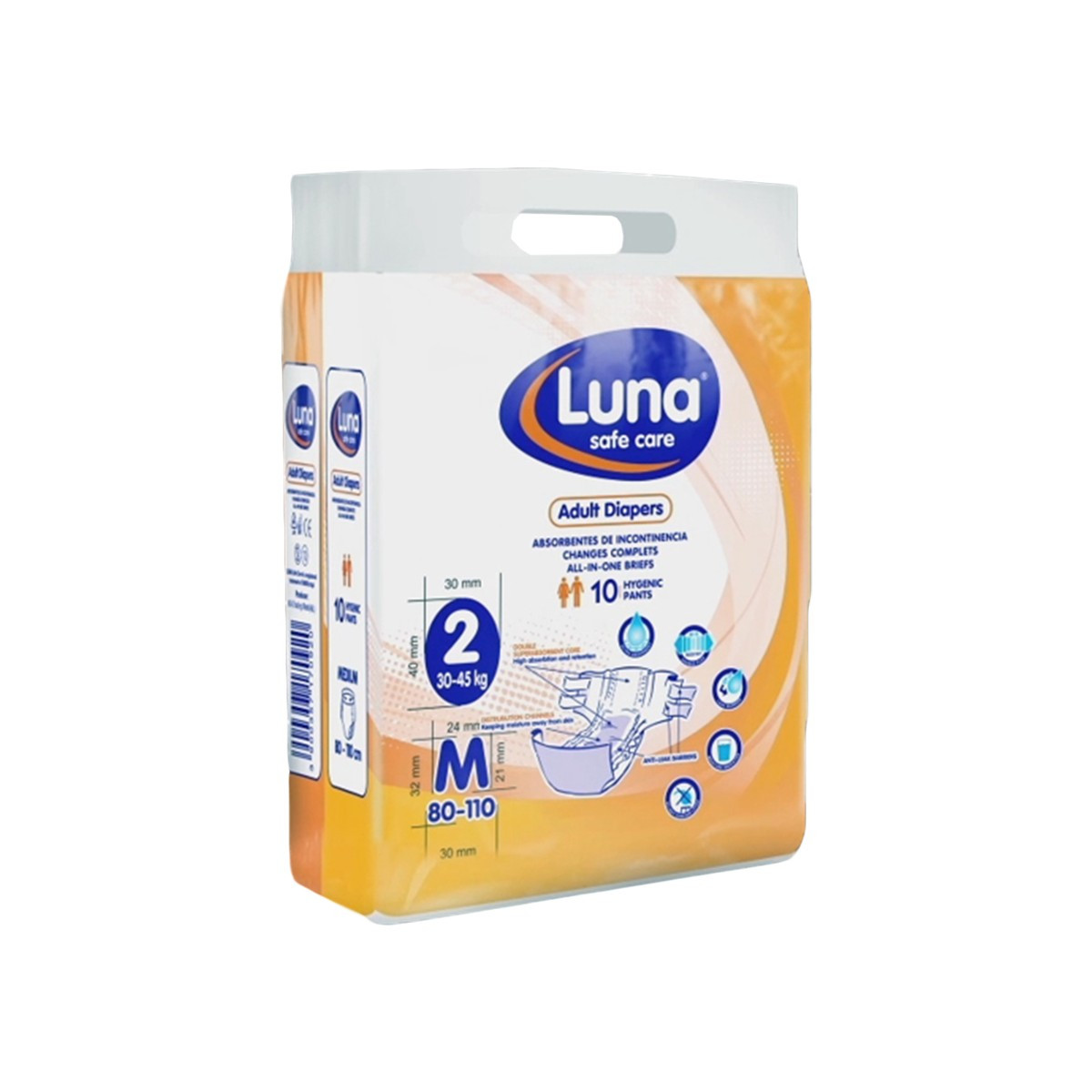 Pel.per te rrit Luna 2/M 30-45kg 10cope