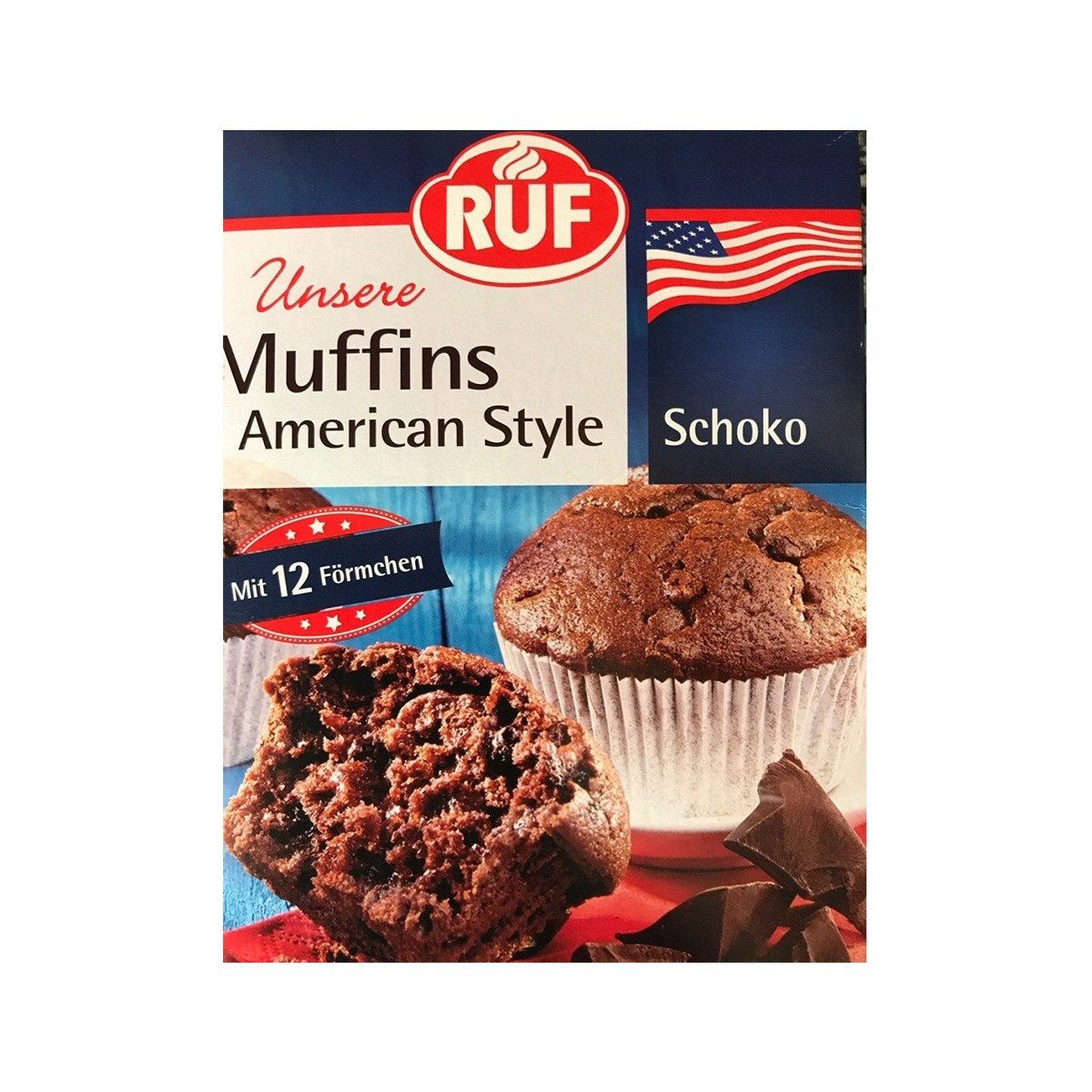 Muffins çokollate Ruf 305gr